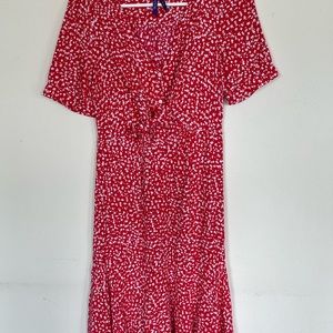 Seraphine red dress, US4